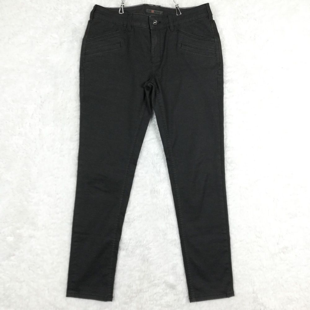 5.11 Tactical Womens Jeans‎ Moto Slim Denim Black Stretch Urban Rockability 8